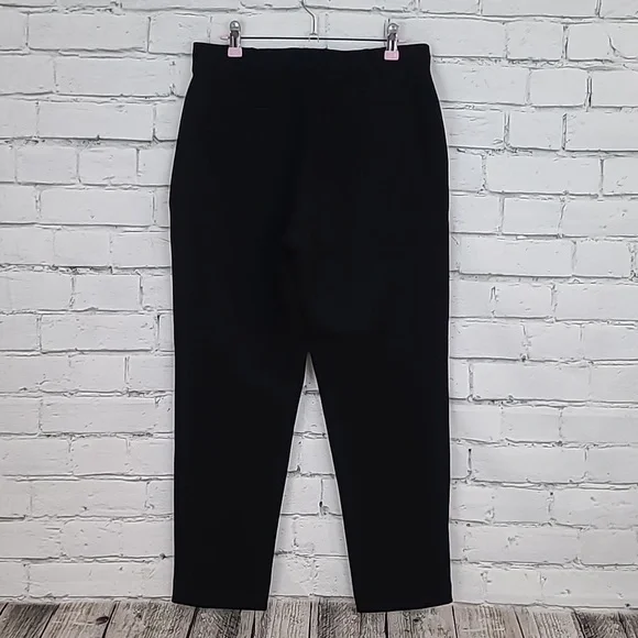Everlane High Rise Pintuck Tapered Leg The Dream Pant in Black - NWT